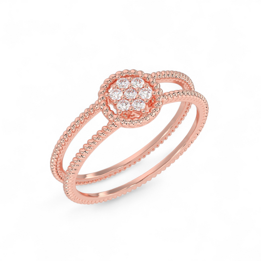 Golden Orbit Ring