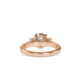 Luminous Trio Solitaire Ring