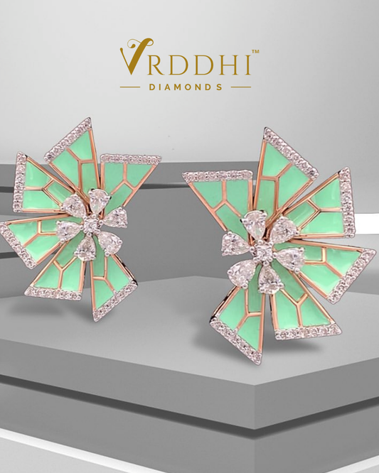 Diamond Earrings - 0107