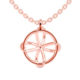 The Small Universe She Carries Solitaire Diamond Pendant