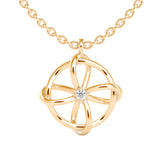 The Small Universe She Carries Solitaire Diamond Pendant