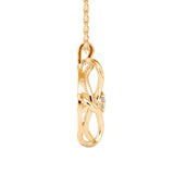The Small Universe She Carries Solitaire Diamond Pendant