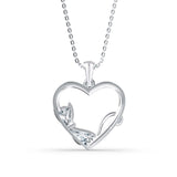 Heartfelt Kitty Pendant