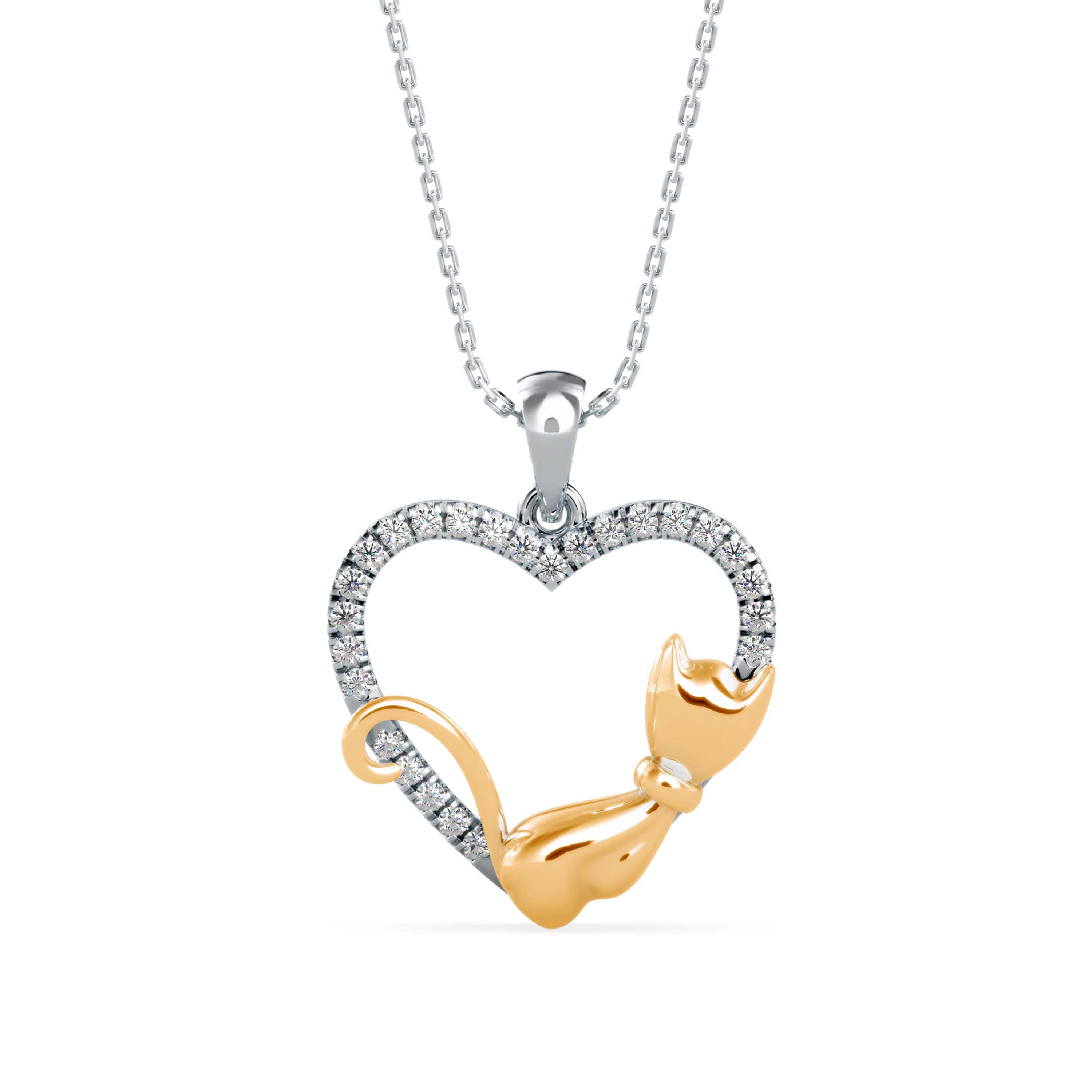 Heartfelt Kitty Pendant