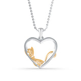Heartfelt Kitty Pendant