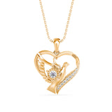 Winged Affection Pendant