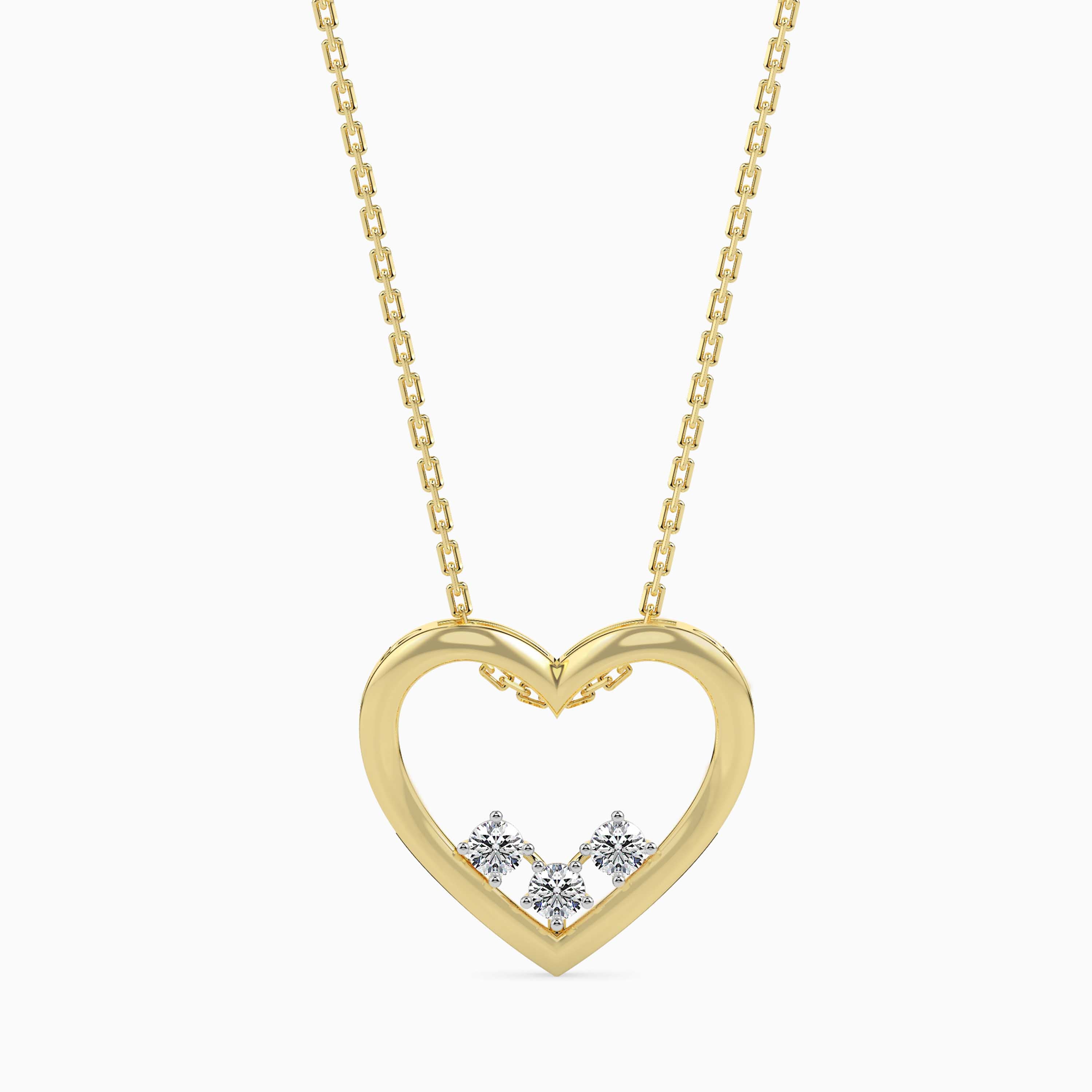 Three Little Words Diamond Pendant