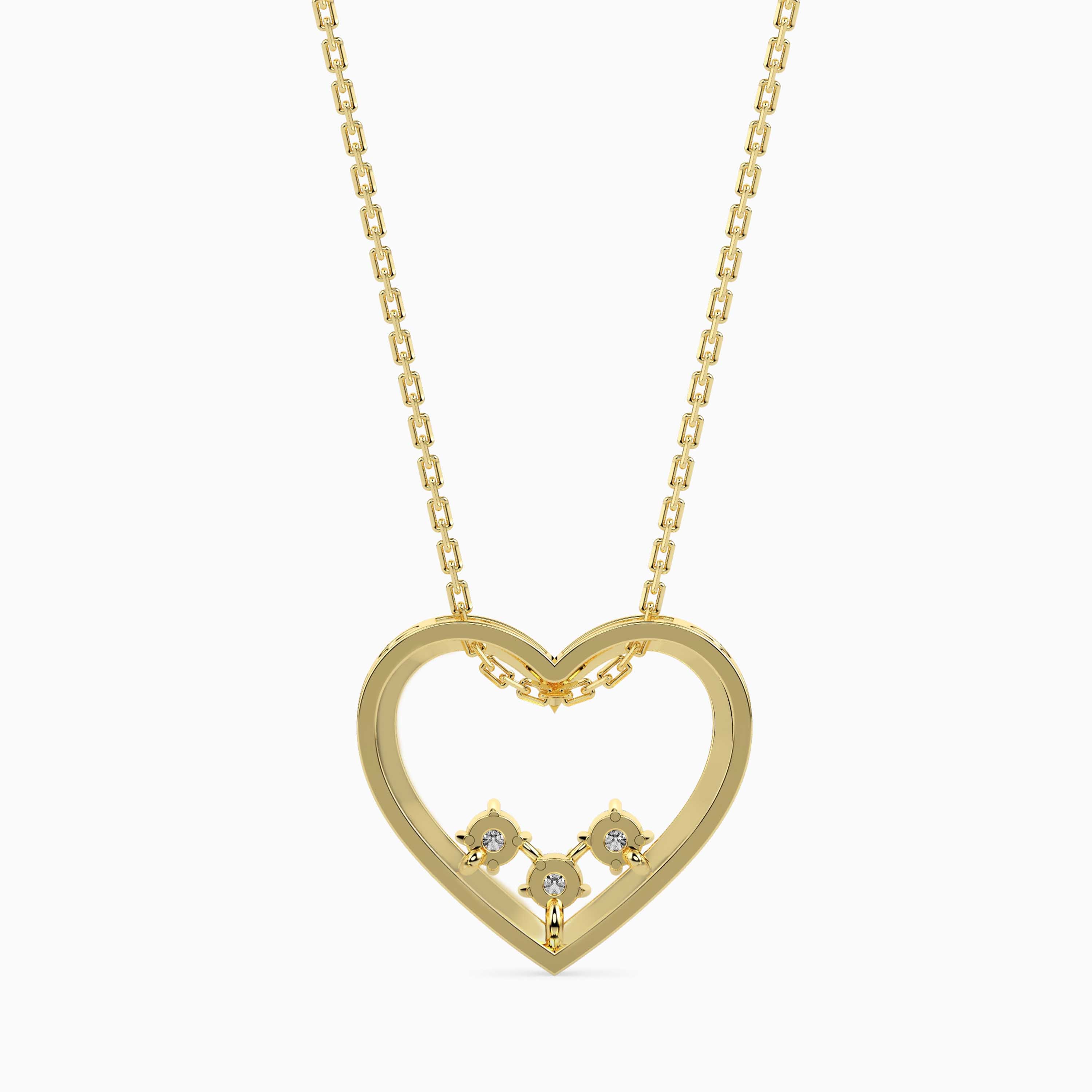 Three Little Words Diamond Pendant