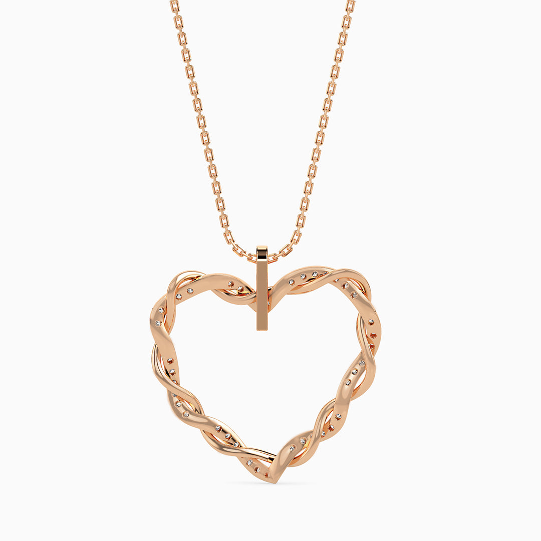 Woven Diamond Pendant