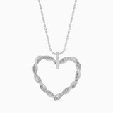 Woven Diamond Pendant