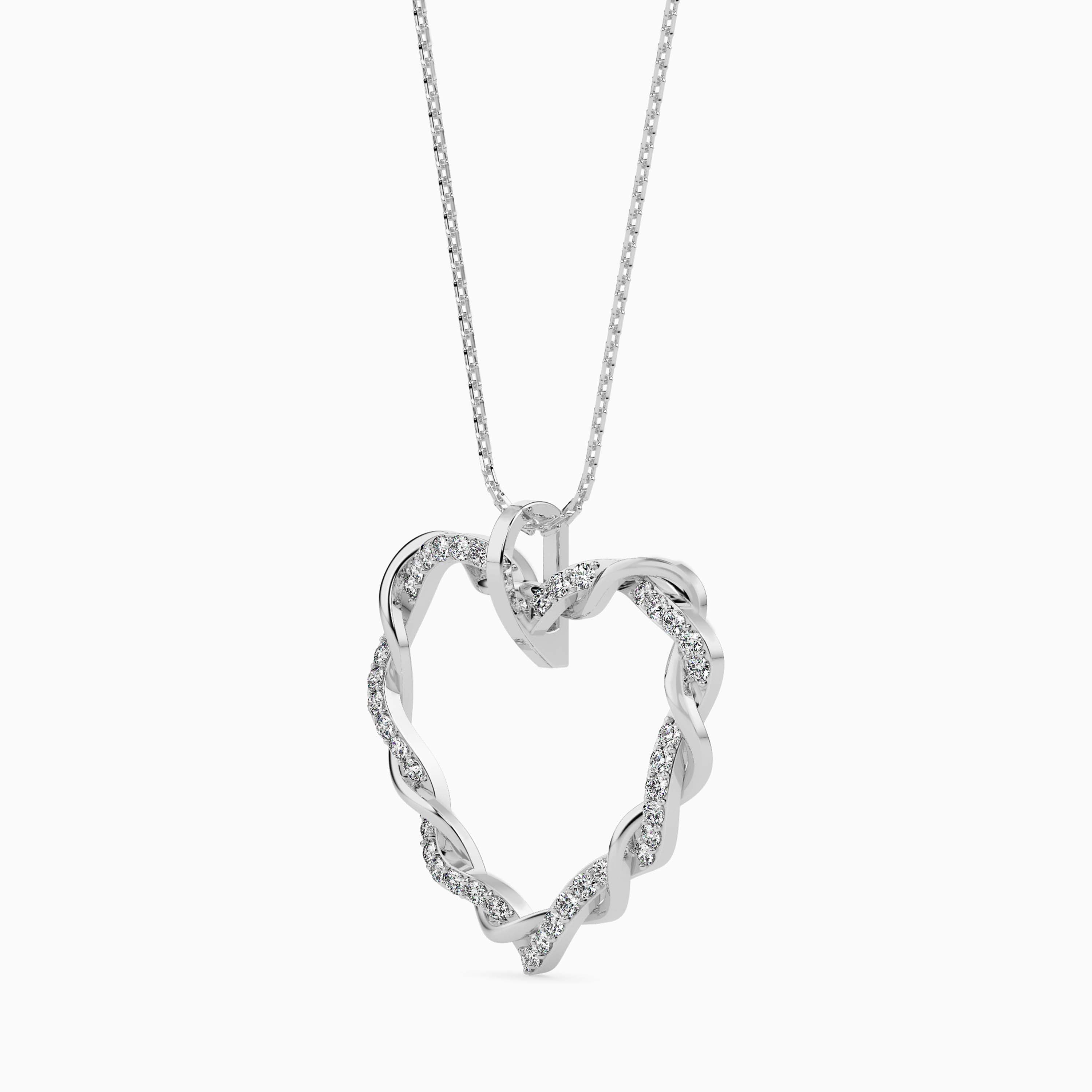Woven Diamond Pendant