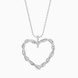 Woven Diamond Pendant