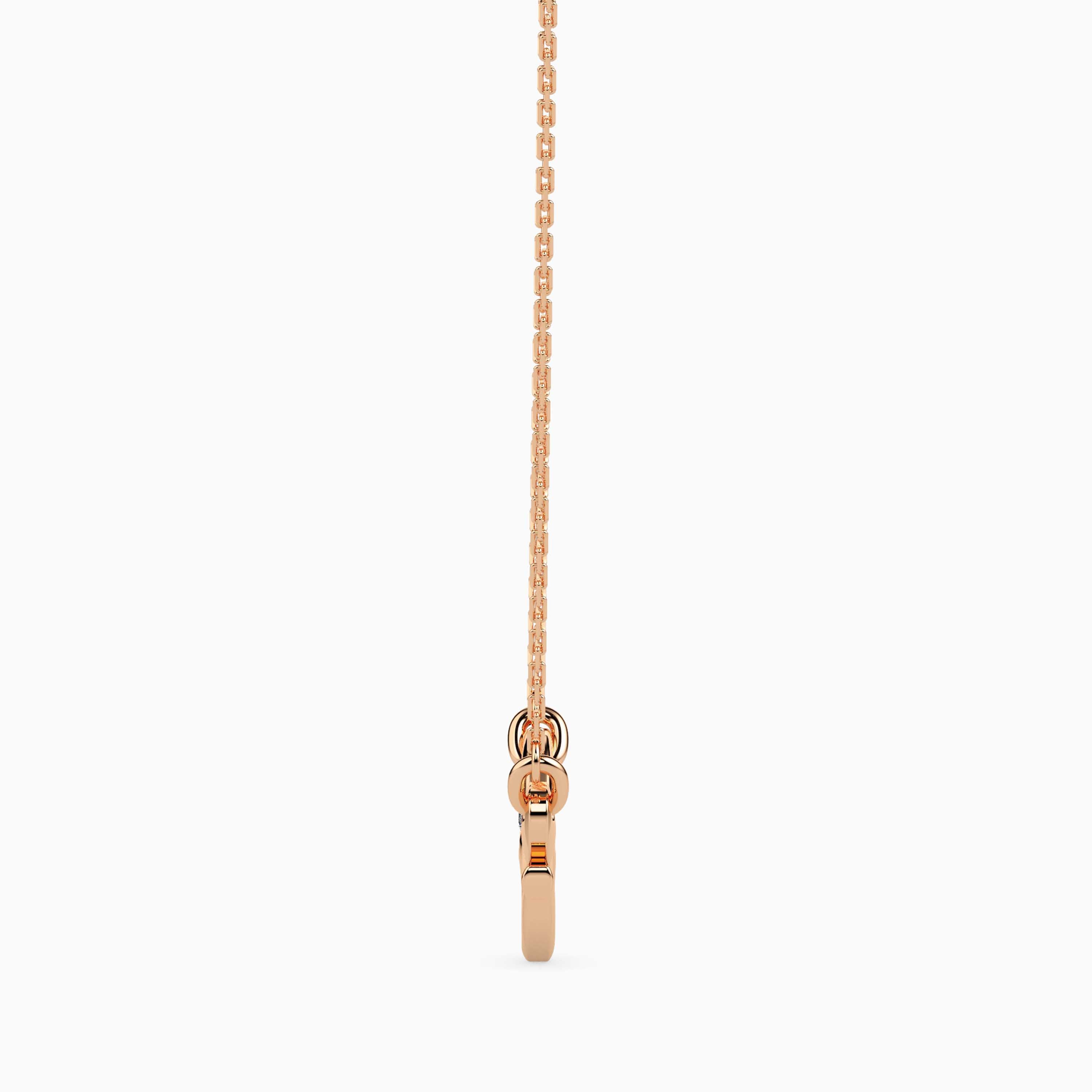 Heartfelt Key Diamond Necklace