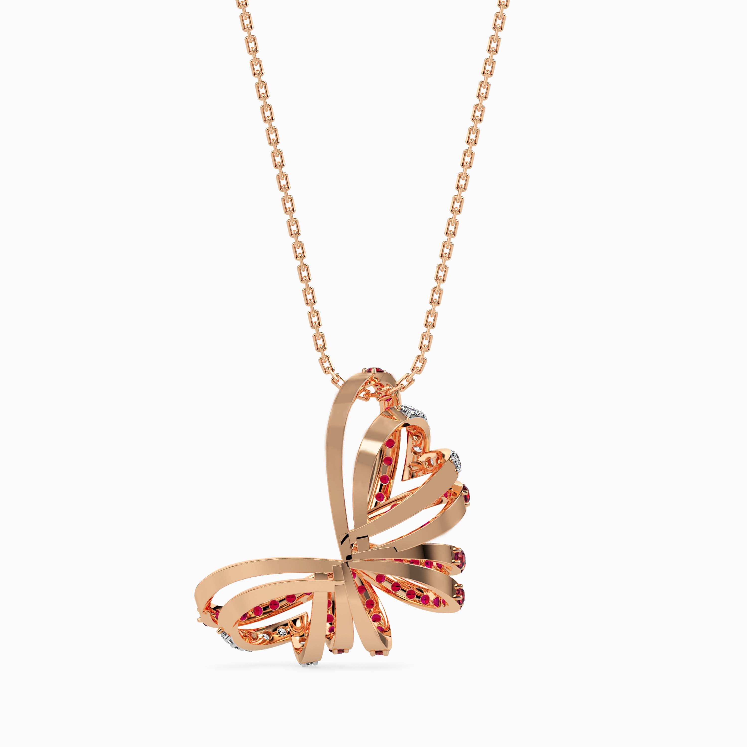 Fluttering Heart Pendant