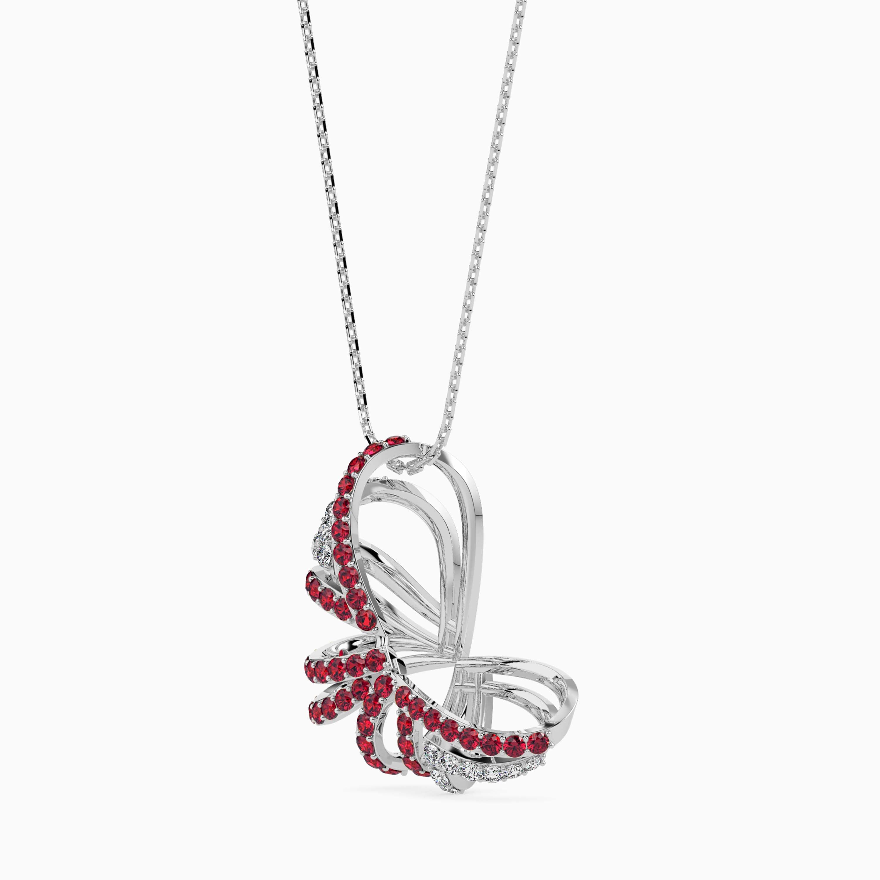 Fluttering Heart Pendant