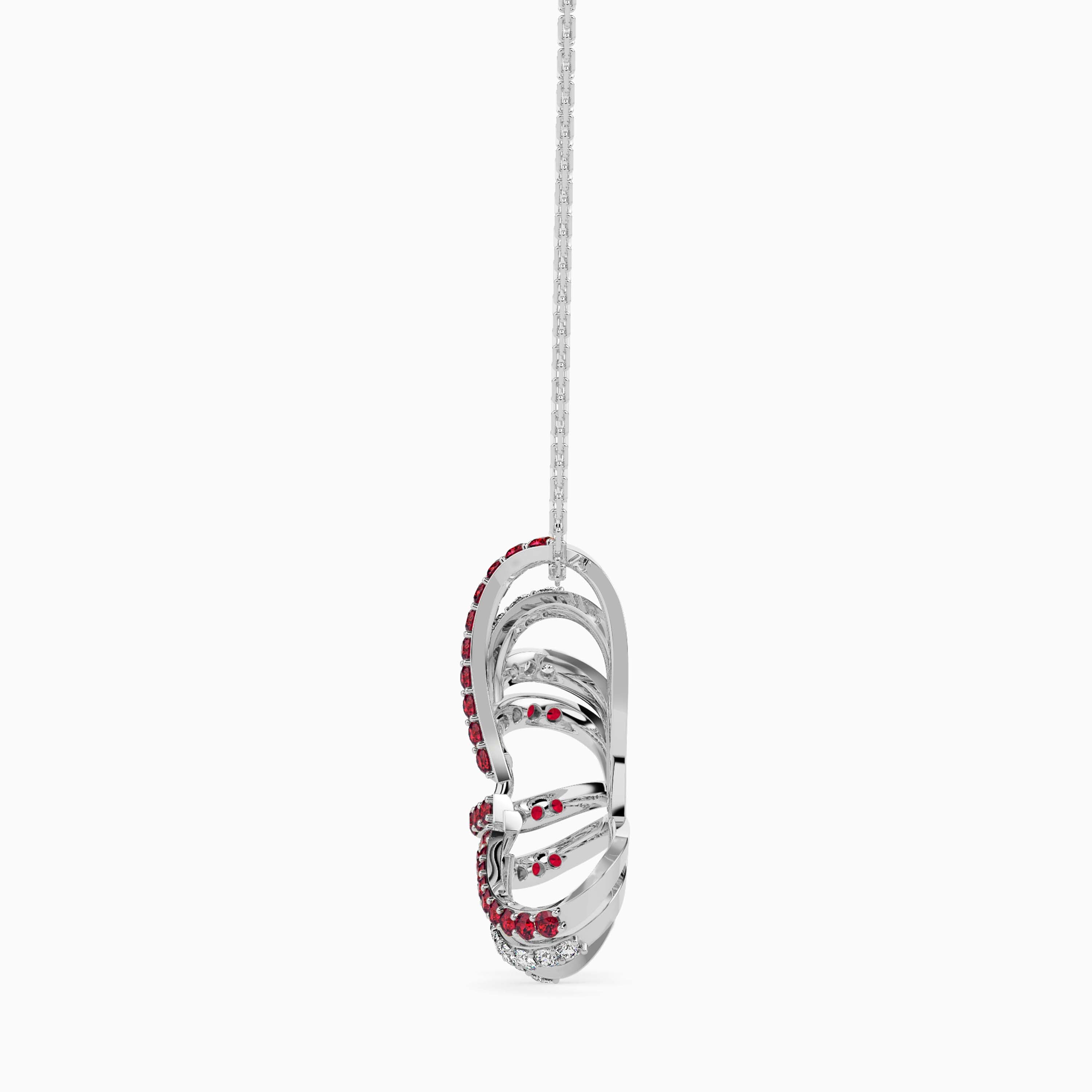 Fluttering Heart Pendant