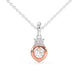 Dual tone in Rose & White Gold