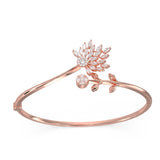 Gold Petal Embrace Bracelet