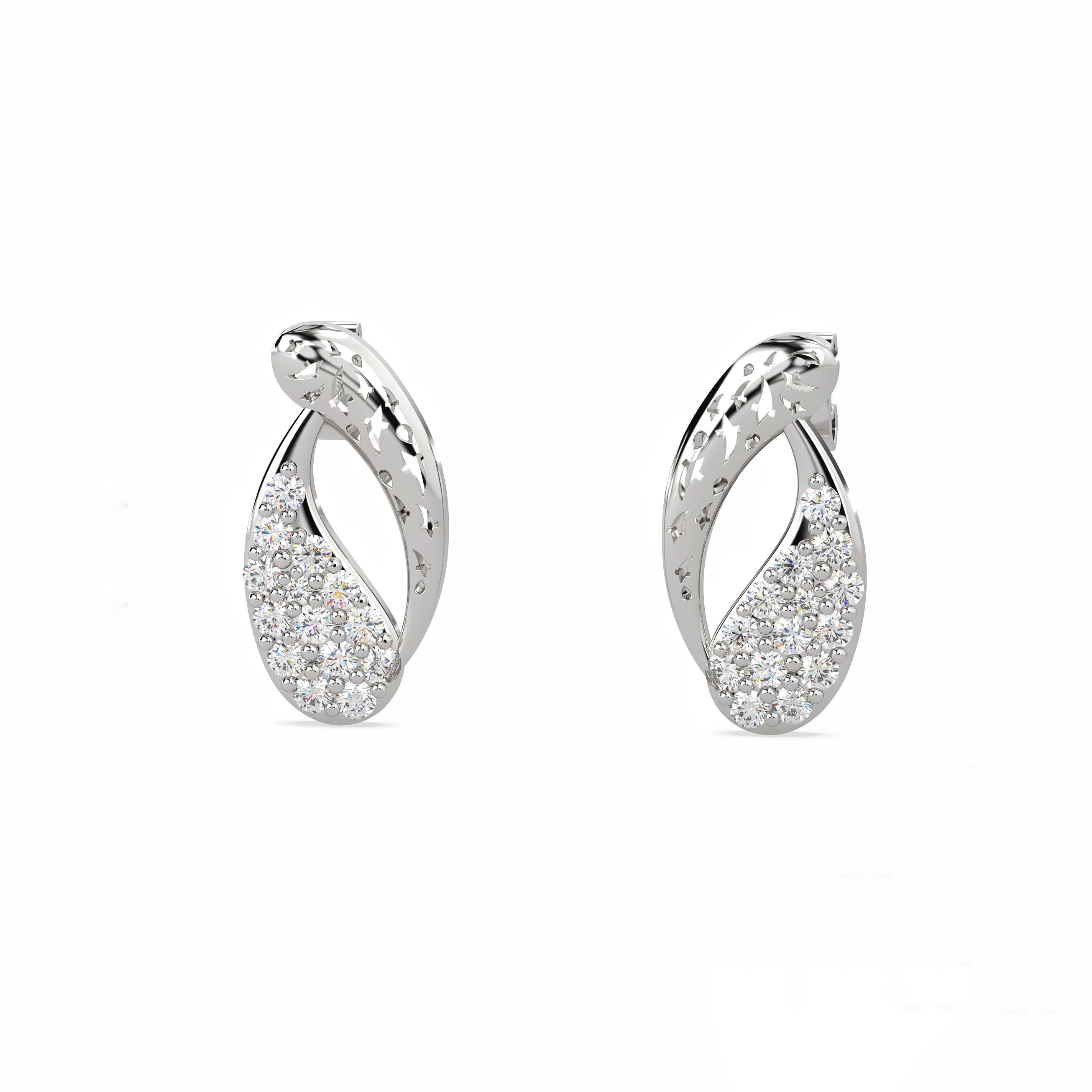 A Whisper of Spring Diamond Studs