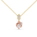 Dual tone in Rose & Yellow Gold