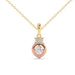 Dual tone in Rose & Yellow Gold