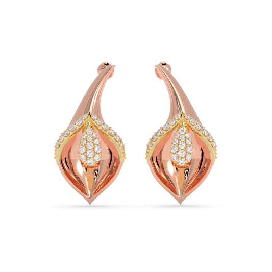 Blossoming Flame Earrings