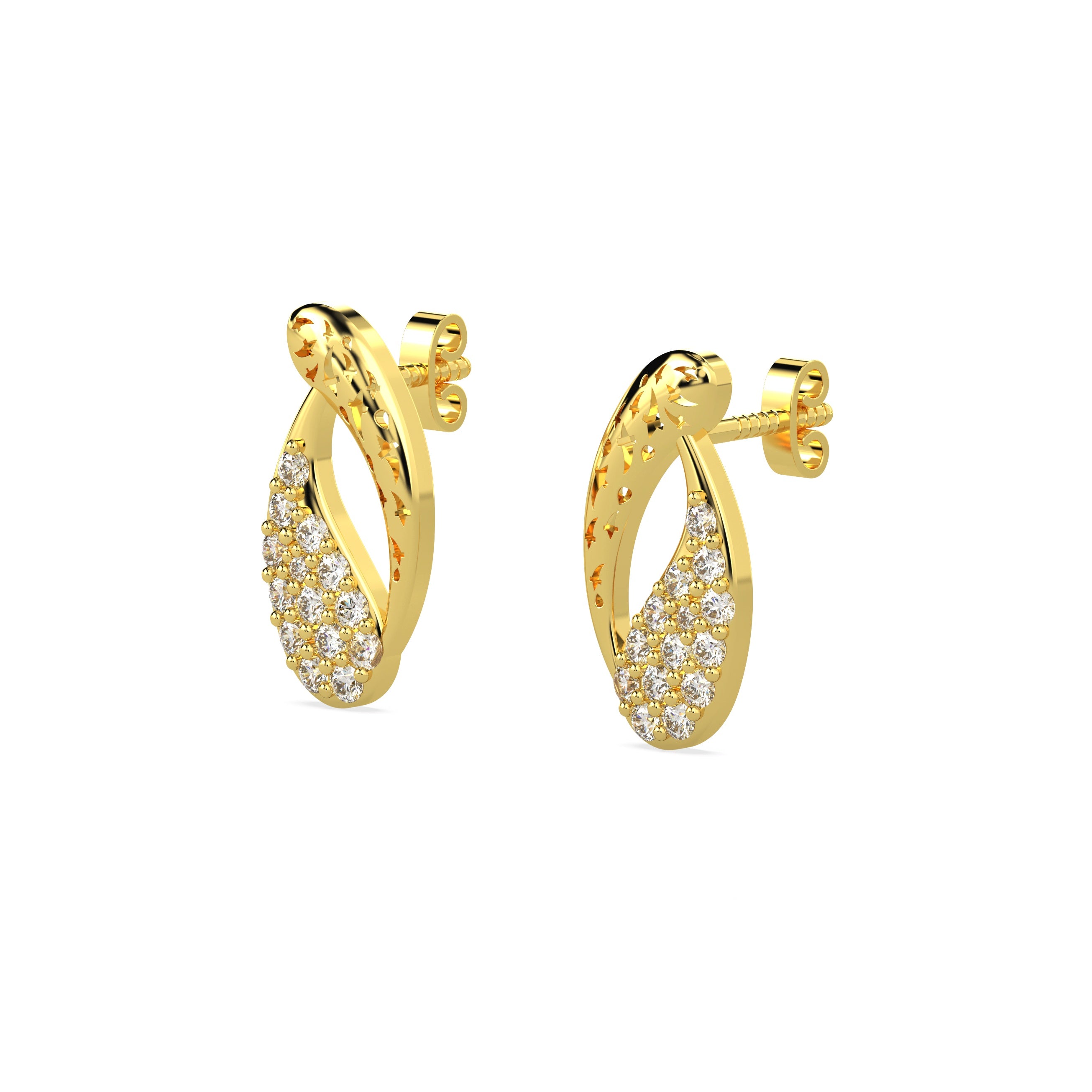 A Whisper of Spring Diamond Studs