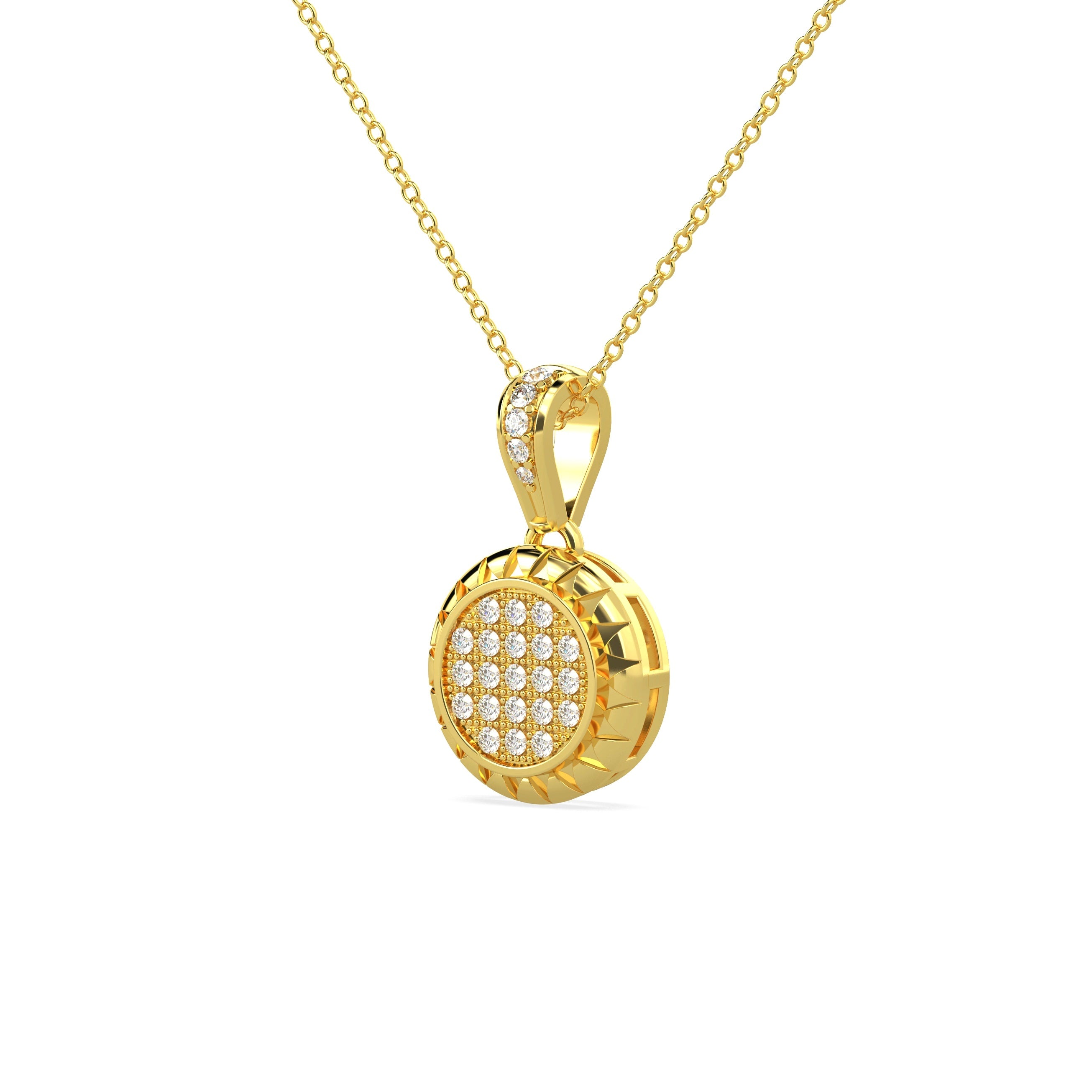 Her Own Little Sun Diamond Pendant