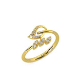 A Little Leaf of Joy Diamond Ring
