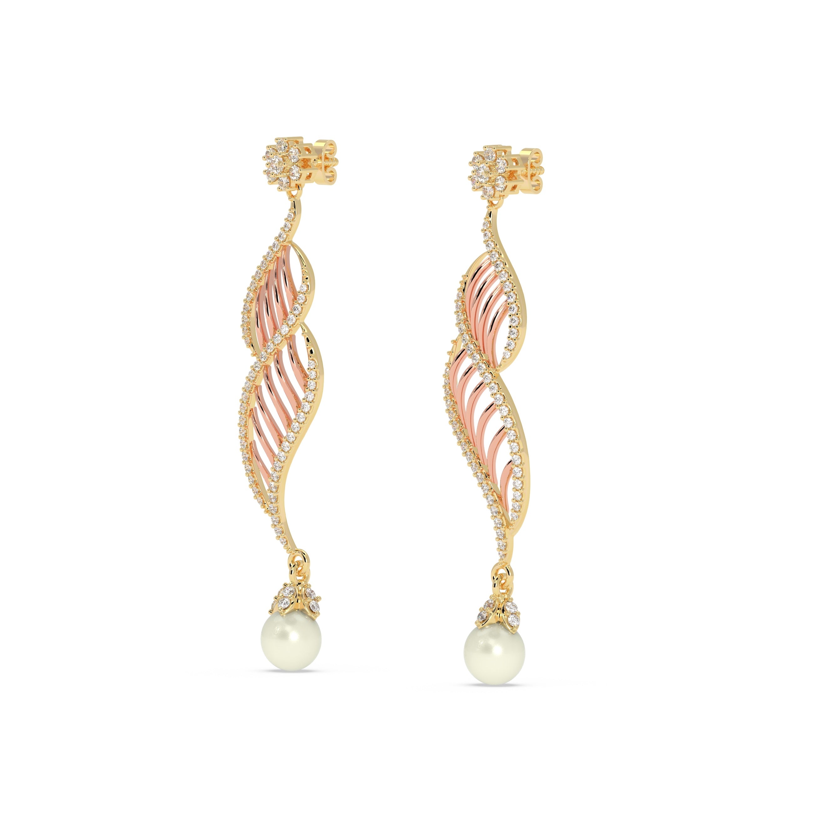 Twilight Spiral Earrings