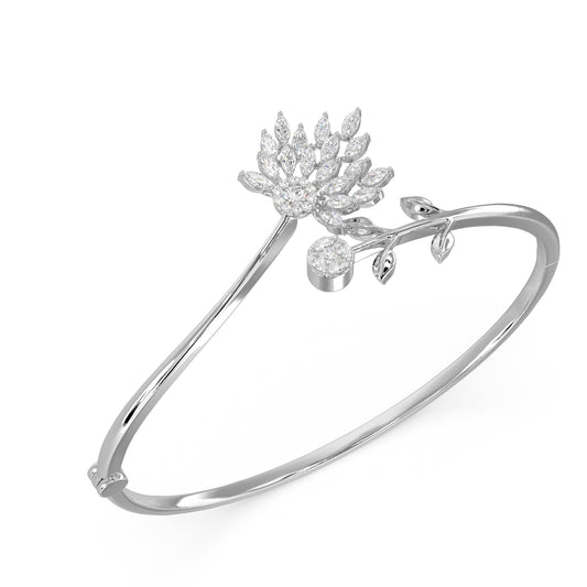 Gold Petal Embrace Bracelet