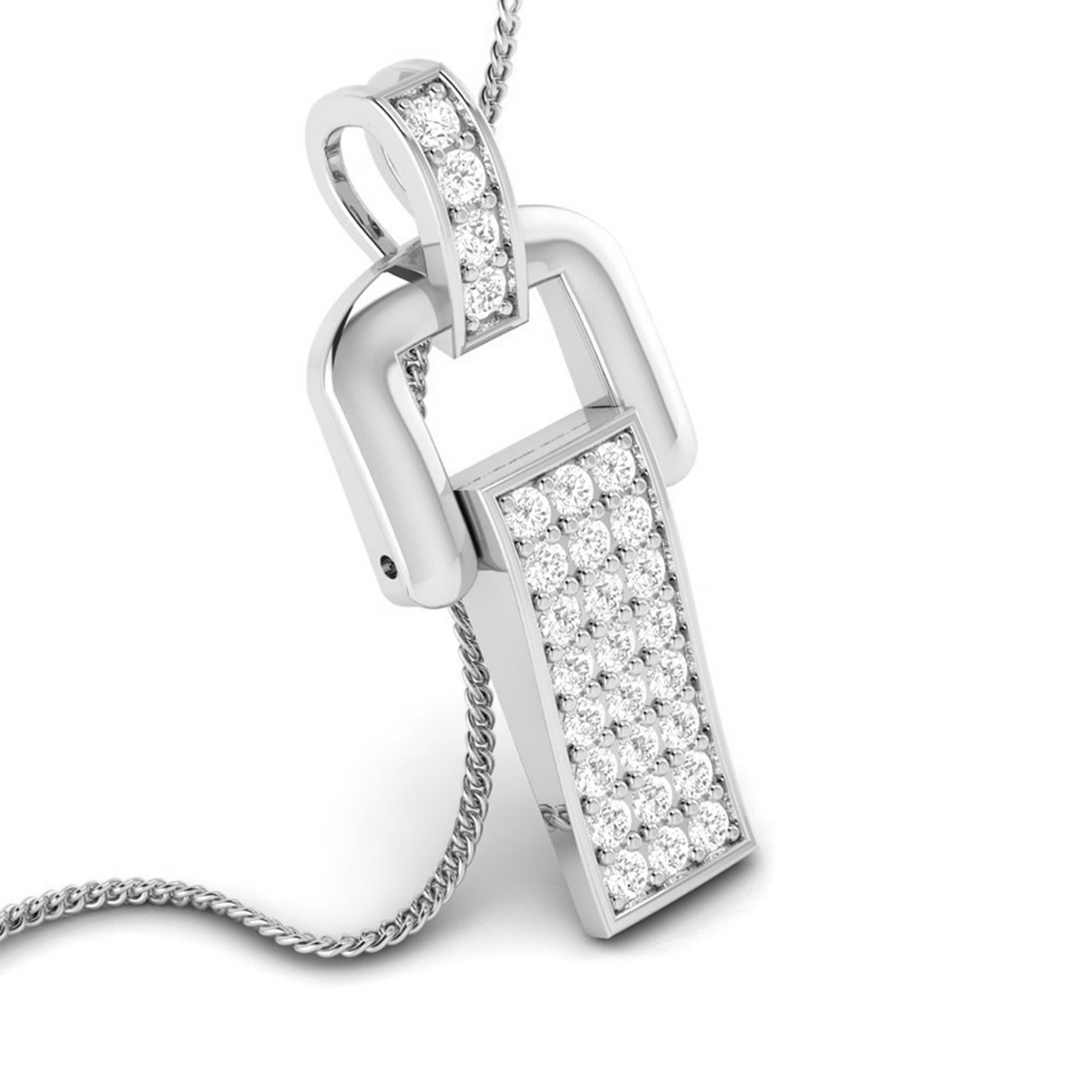 Held Together Diamond Chain Pendant