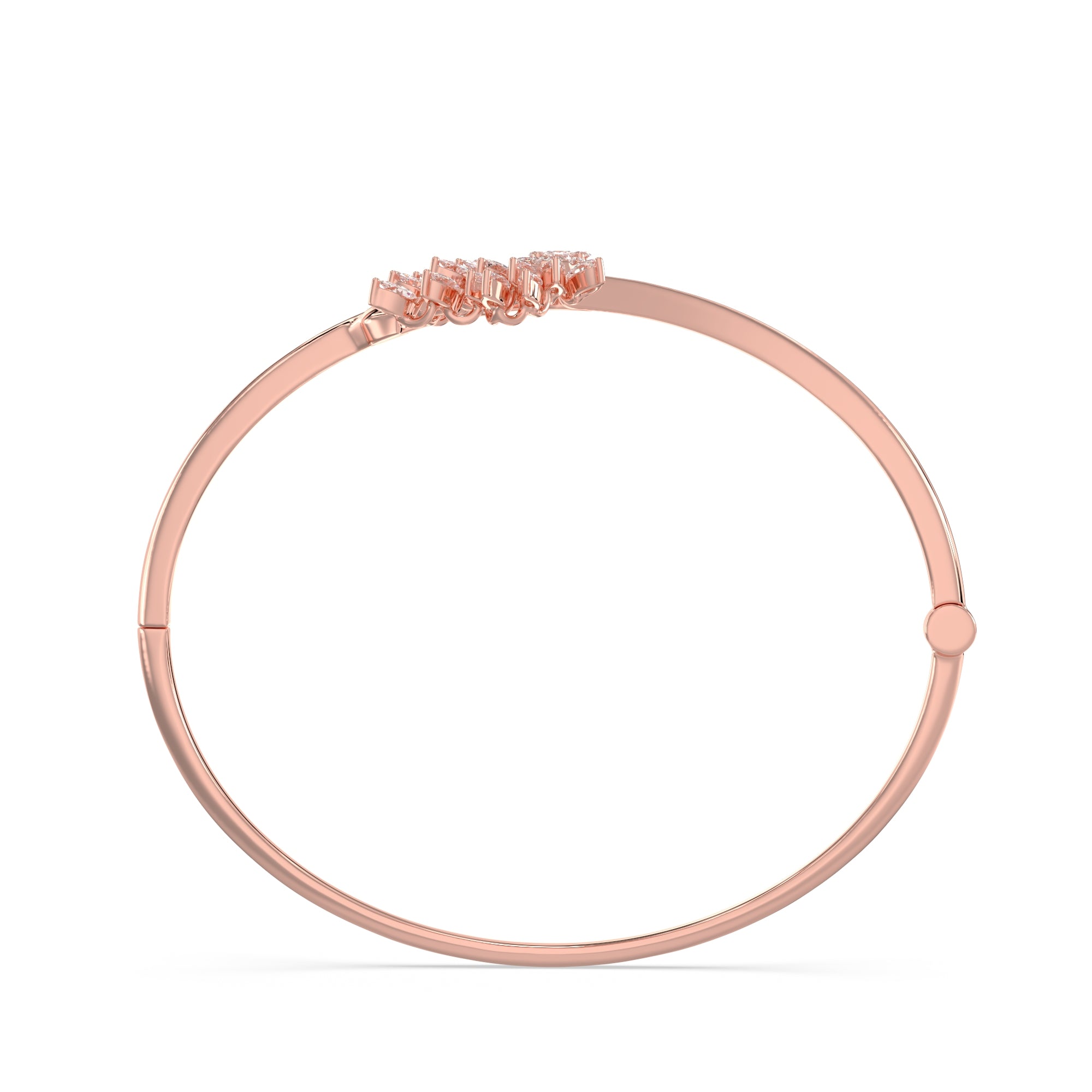 Gold Petal Embrace Bracelet