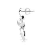 A Ribbon Around Her Heart Diamond Studs