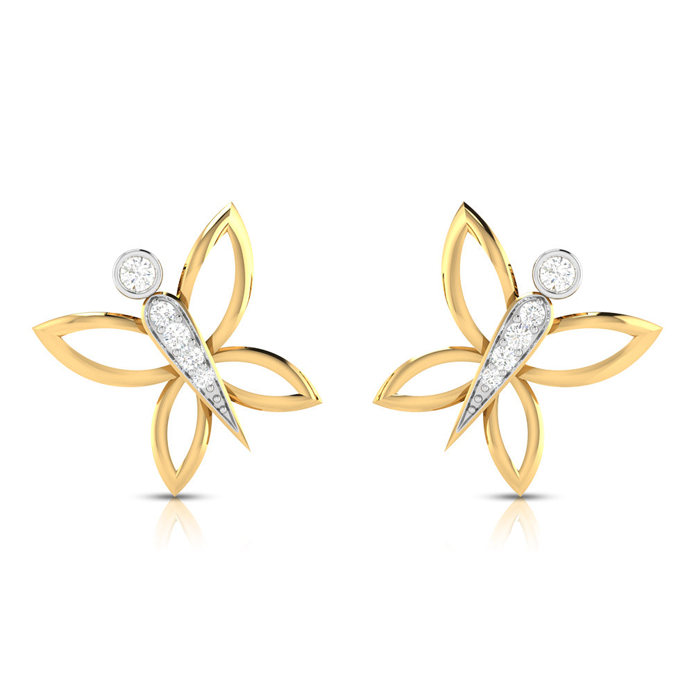 The First Flutter Diamond Studs