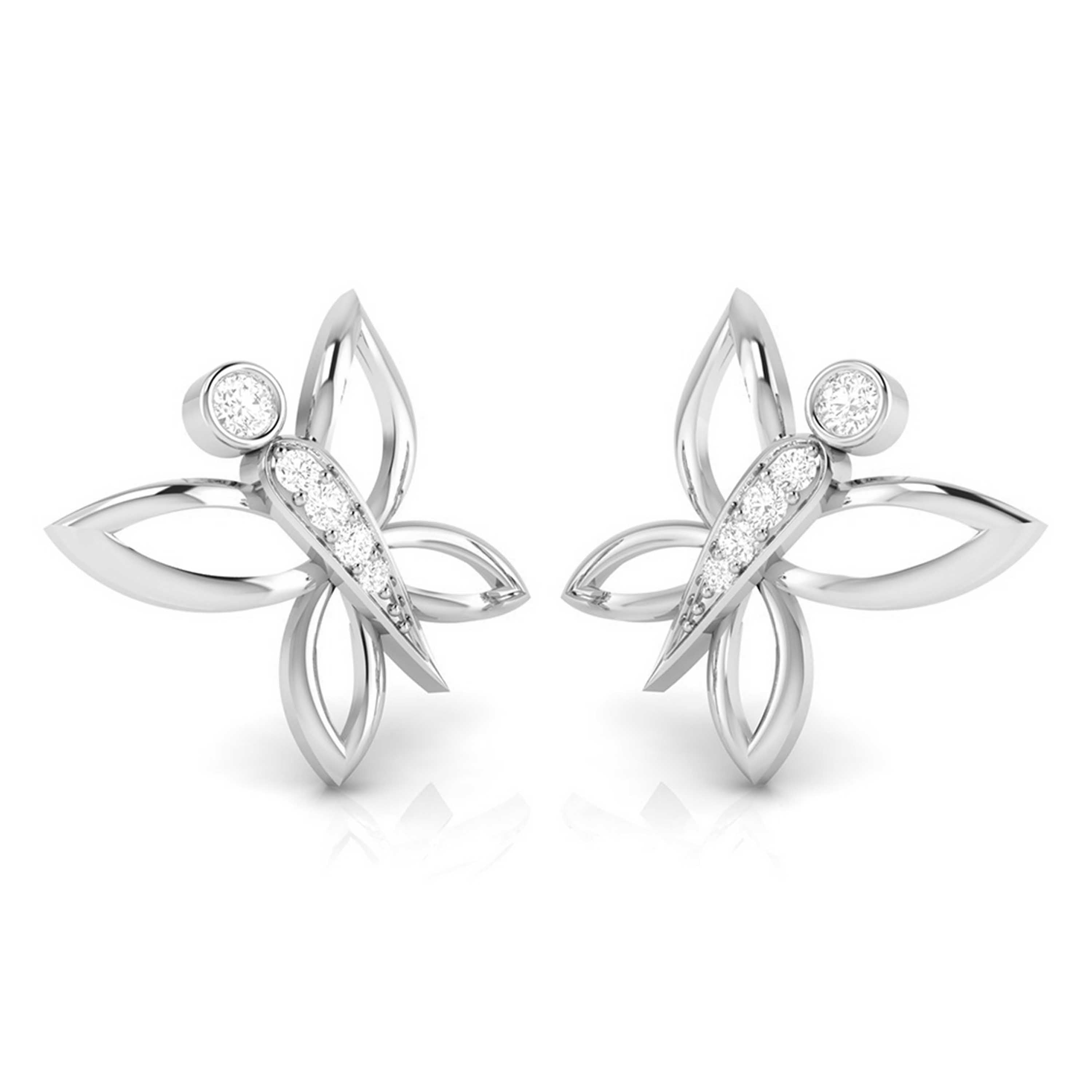 The First Flutter Diamond Studs