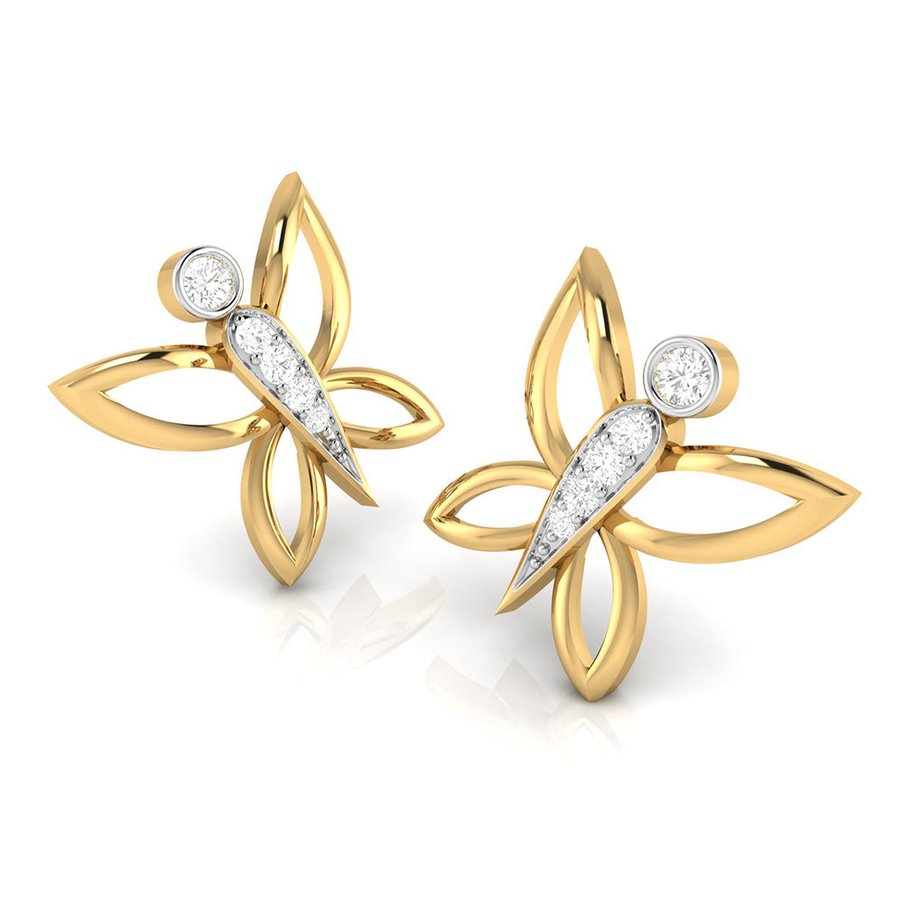 The First Flutter Diamond Studs