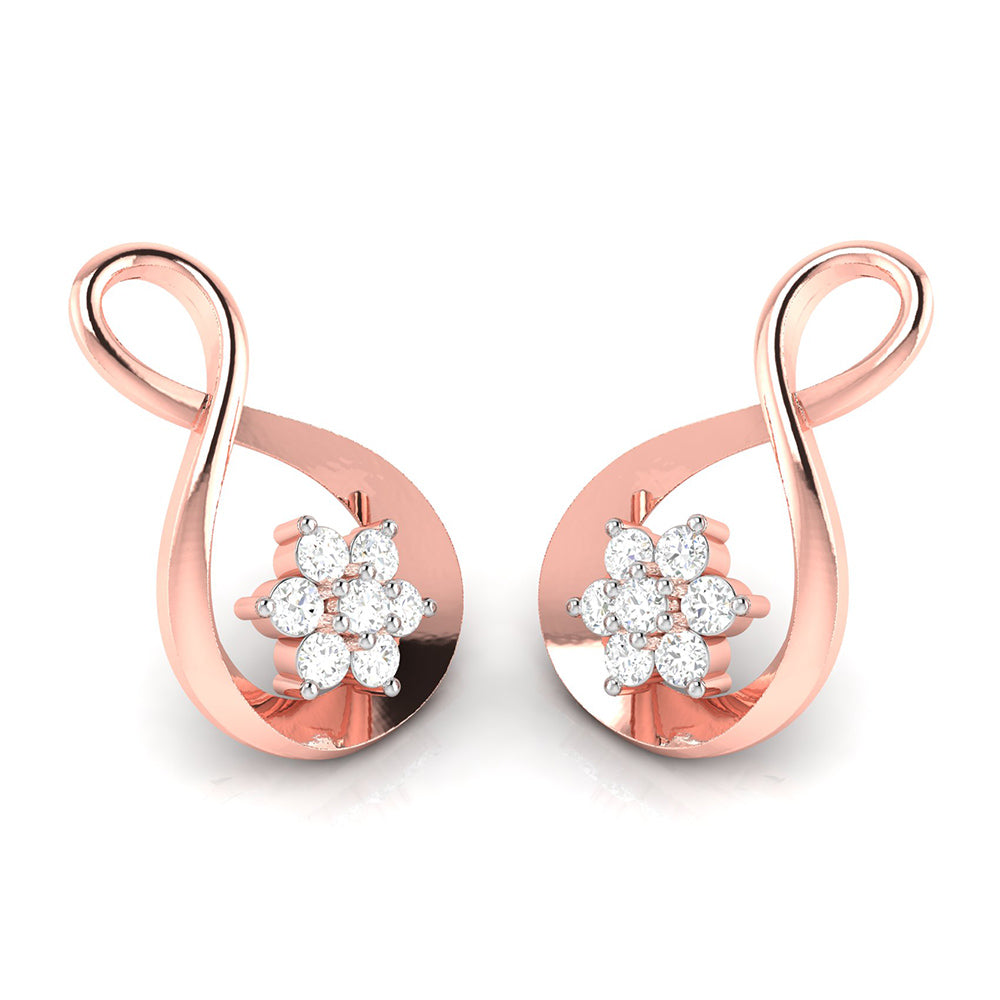 Little Blooms of Forever Diamond Studs