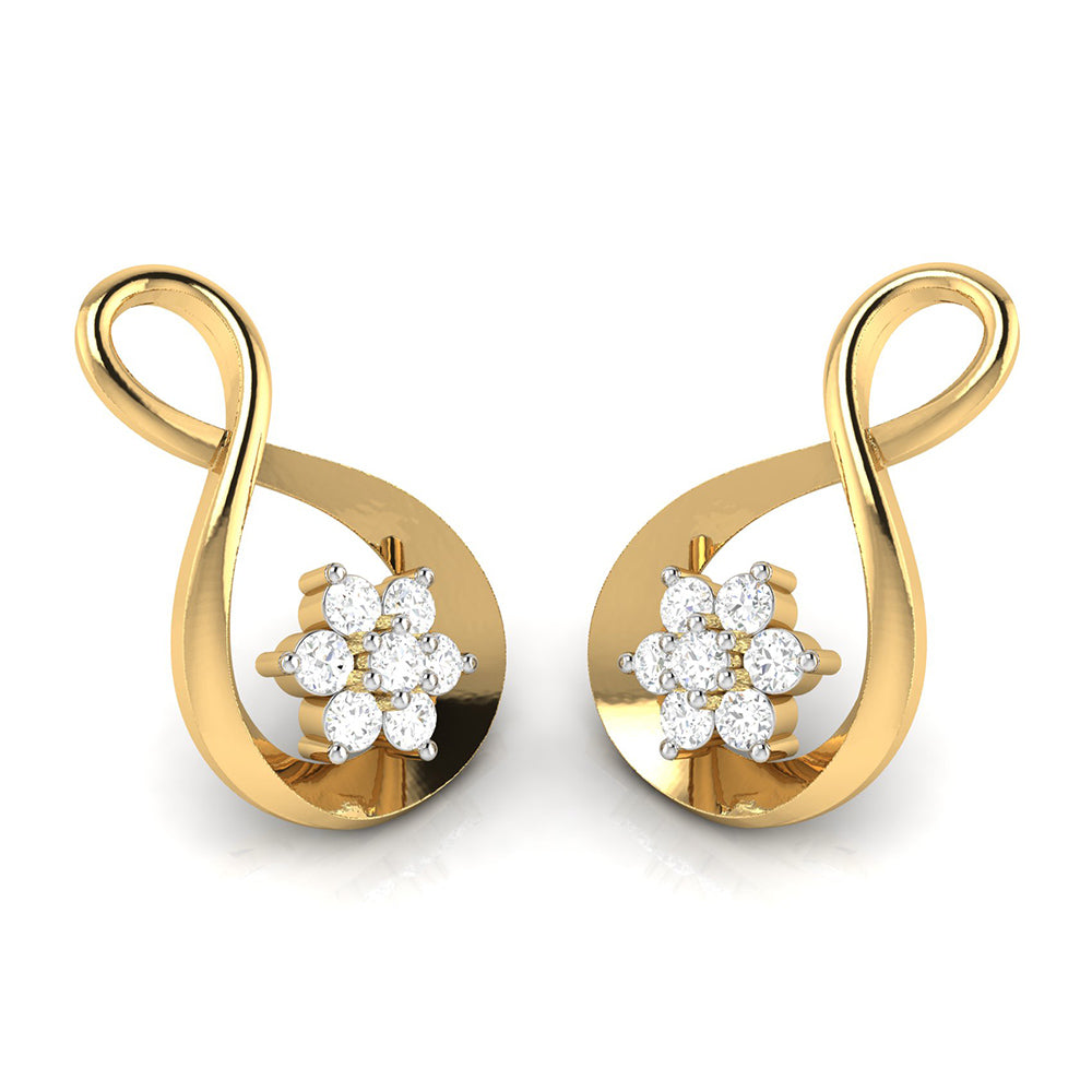 Little Blooms of Forever Diamond Studs