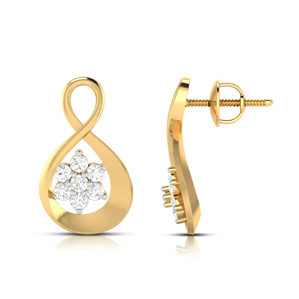 Little Blooms of Forever Diamond Studs