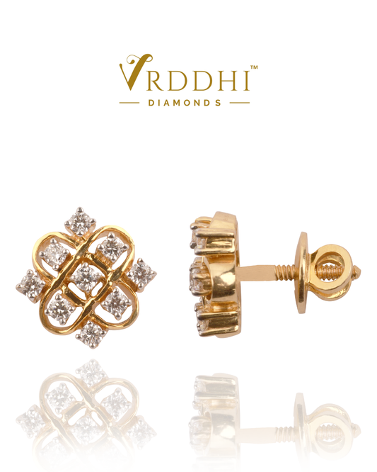 Diamond Earrings - 0093