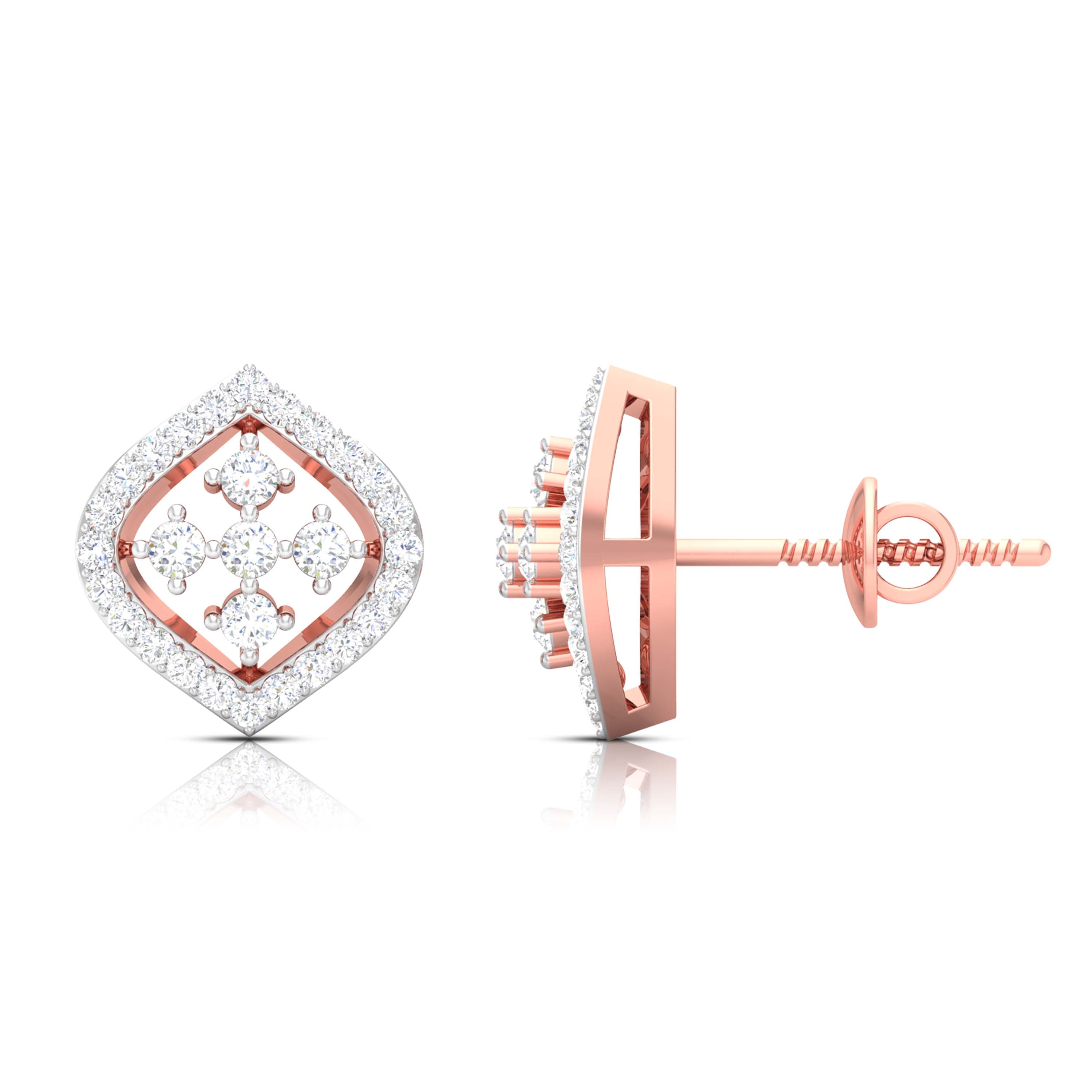A Window to Her World Diamond Studs