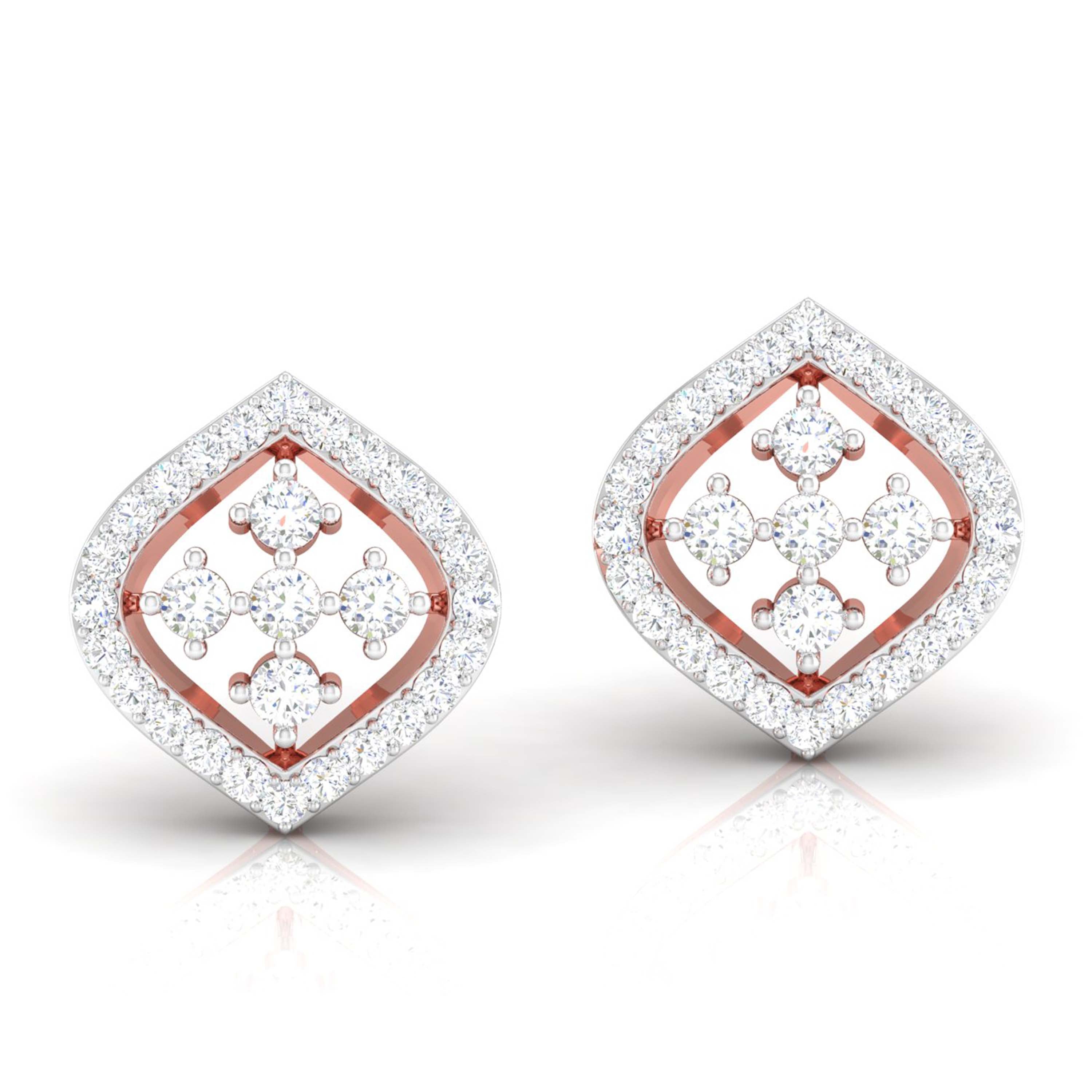 A Window to Her World Diamond Studs