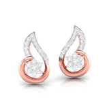 A Curl of Grace Diamond Studs