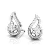 A Curl of Grace Diamond Studs