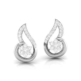 A Curl of Grace Diamond Studs