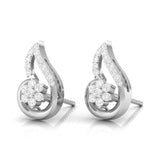 A Curl of Grace Diamond Studs