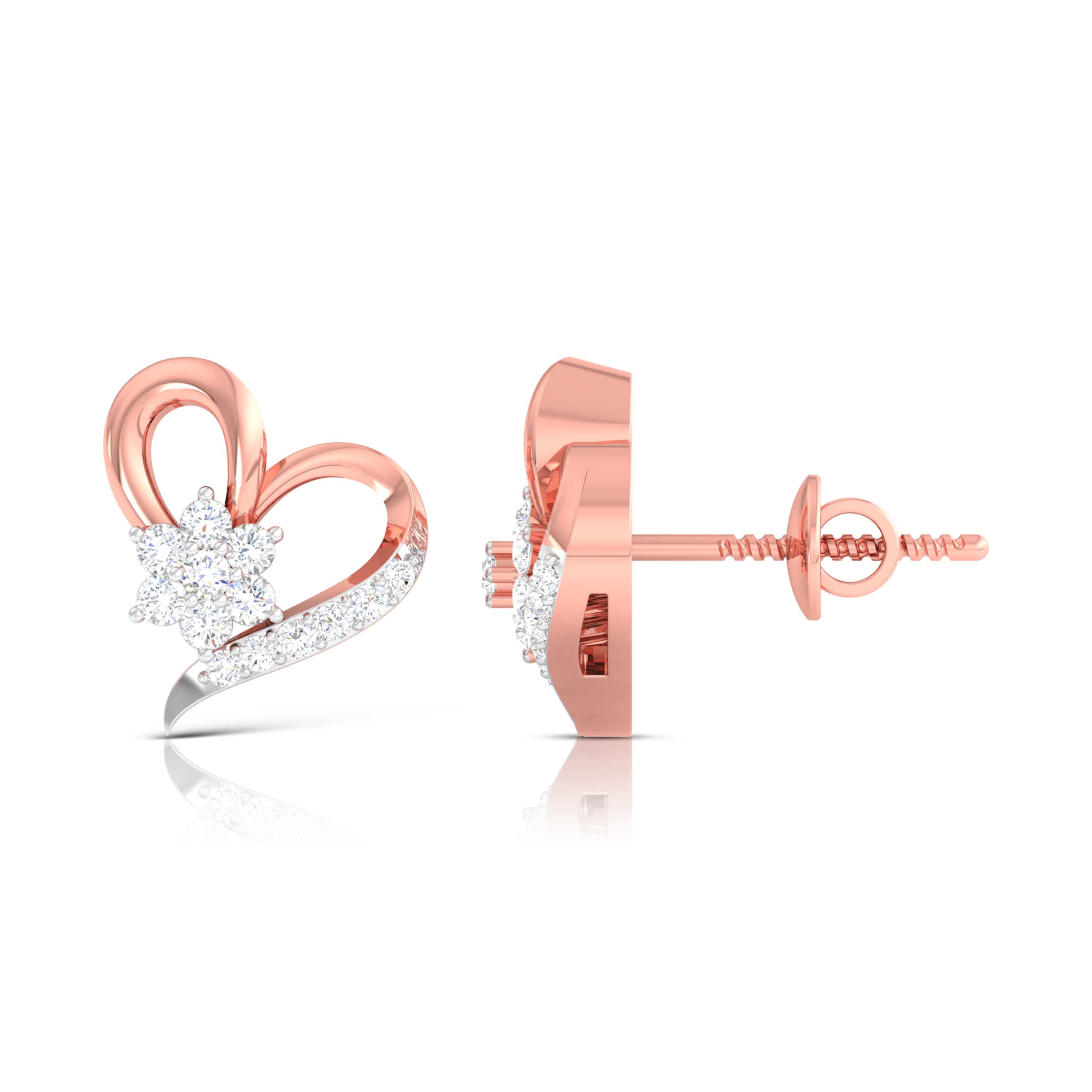 Love, Tied in a Bow Diamond Studs