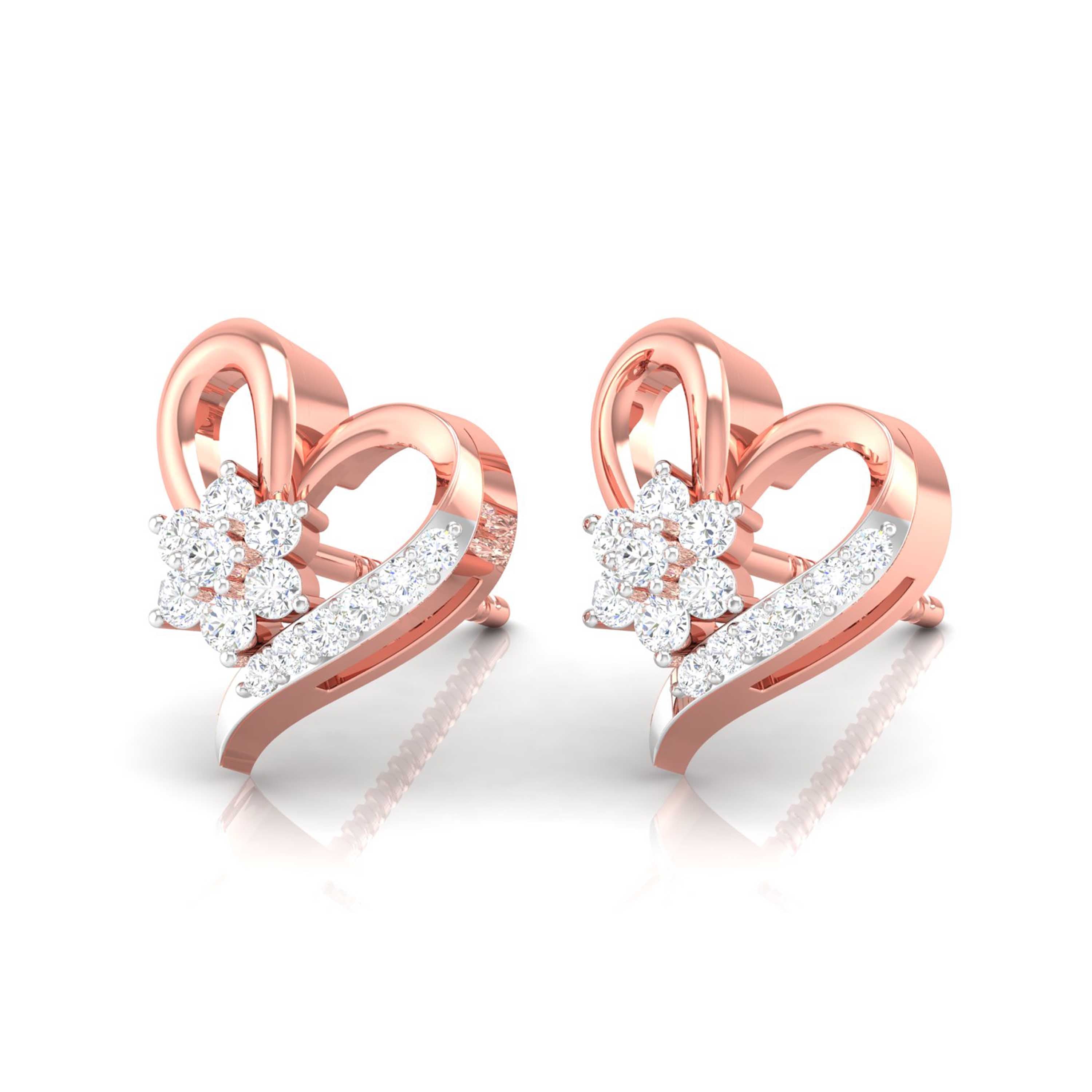Love, Tied in a Bow Diamond Studs