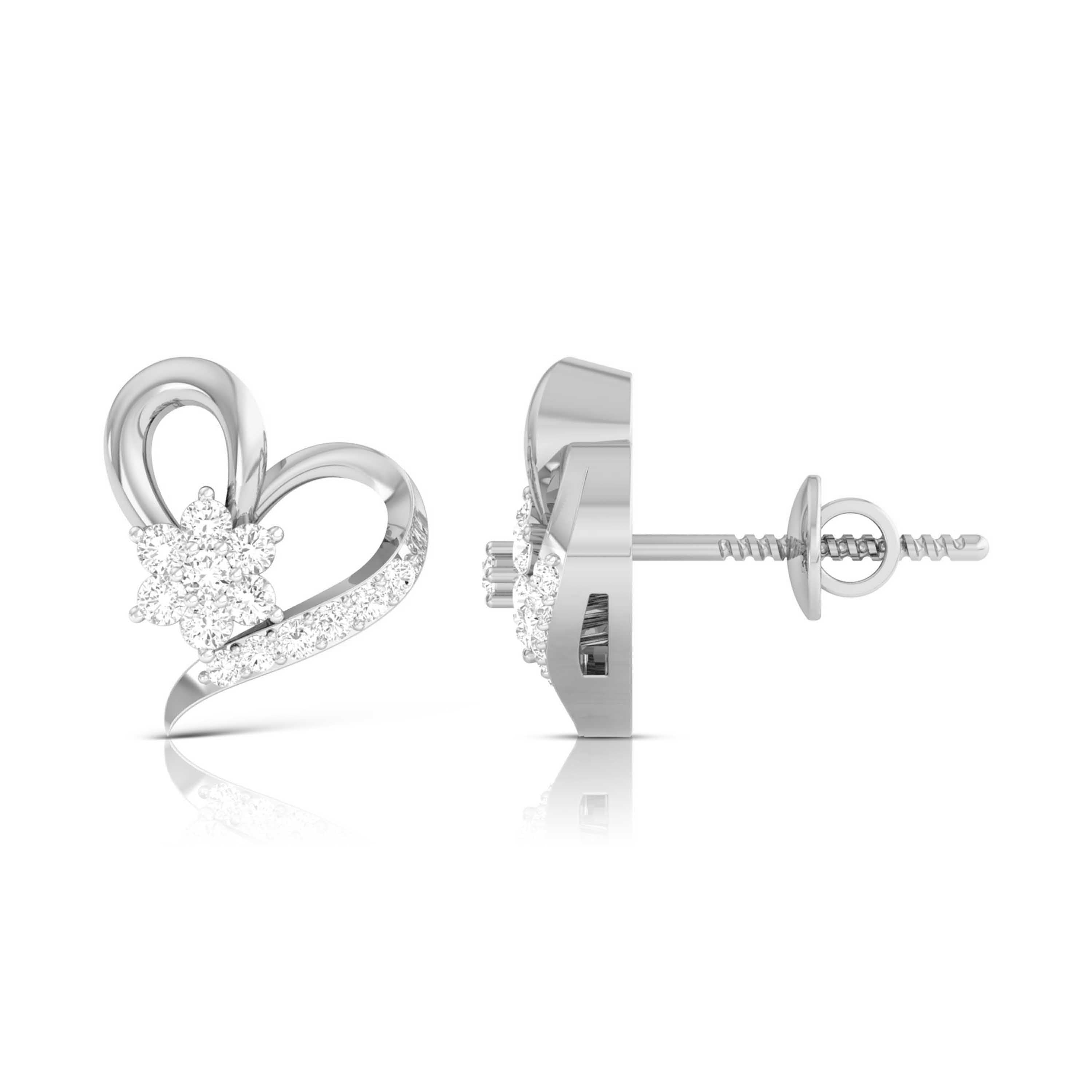 Love, Tied in a Bow Diamond Studs